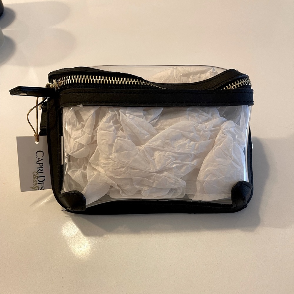 Capri Designs Belt Bag, clear